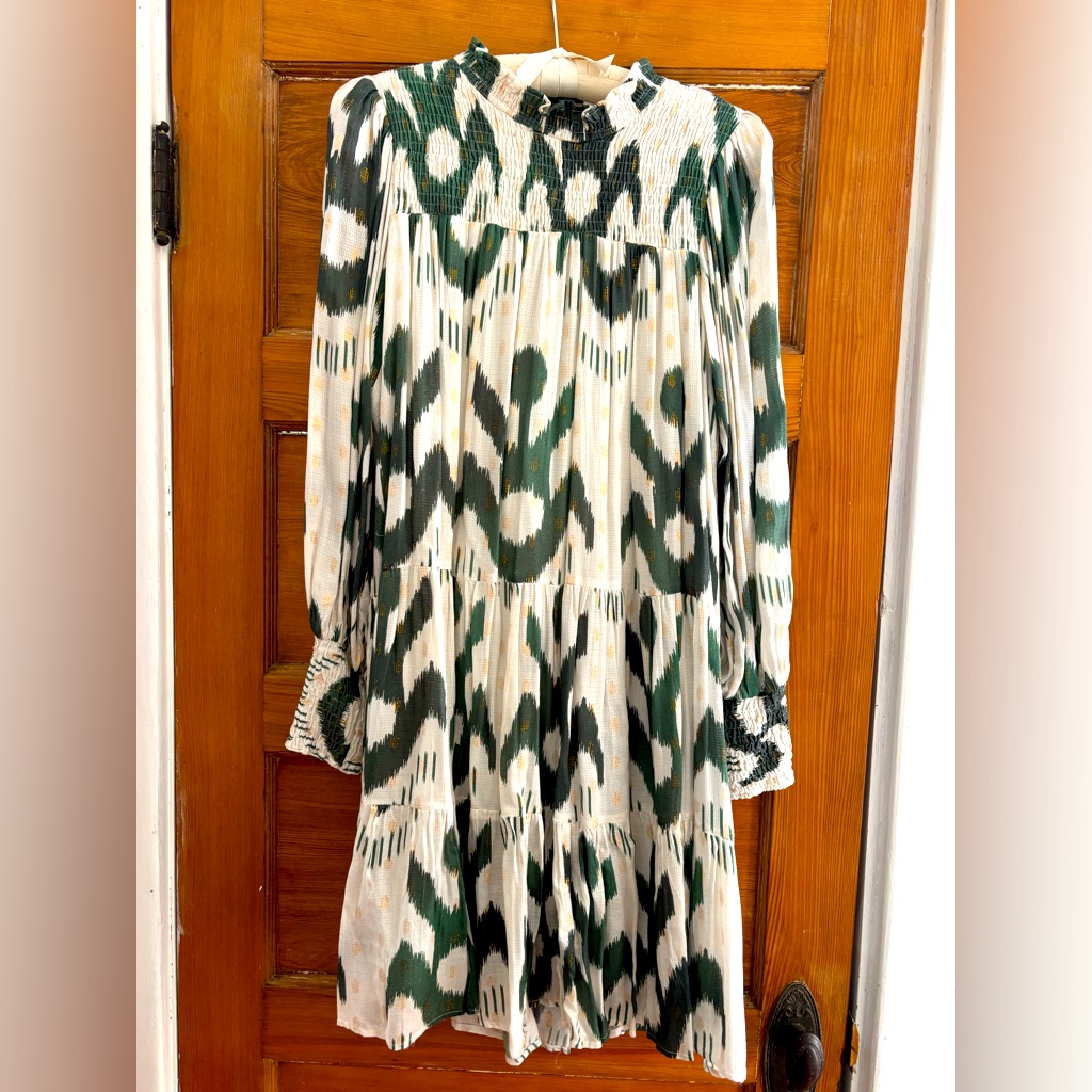Oliphant Green & Gold Dress